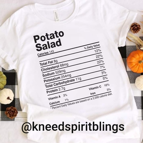 Food Nutritional Facts Tee 1 - Picture 4 of 6